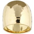 Chateau D' Argent Rose Gold over Sterling Silver Hammered Ring