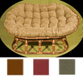 Stained Double-frame Micro Suede Papasan Chair
