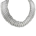 White Goldtone Watch Link Chain