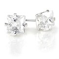 Silverplated Rhinestone Earrings