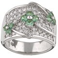 Encore by Le Vian 14k Gold Alexandrite and 1ct TDW Diamond Floral Ring (M-N, Si2-SI3)