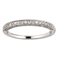 14k White Gold 1/6ct TDW Diamond Wedding Band (H-I, I1-I2)