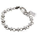 Stainless Steel Cross-link Bracelet