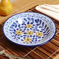 Daisy Blue 4-piece Salad/ Pasta Bowl Set (Tunisia)