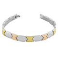 18k Gold over Steel 8.75-inch Stampato Bracelet