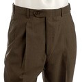 Pierre Cardin Men's Taupe Expander Wool Pants