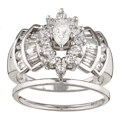14k Gold 1 1/2ct TDW Diamond Bridal Rings Set (H-I, I2)
