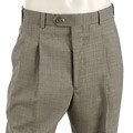 Pierre Cardin Men's Black/ White Check Expander Pants