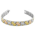 18k Gold over Steel 8-inch Stampato Bracelet