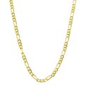10k Yellow Gold Figaro Necklace