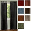Microsuede Supreme Tab-top Curtain Panel Pair (84 in.)