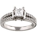 14k White Gold3/4ct TDW Diamond Engagement Ring (H-I, I1)