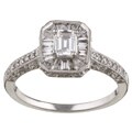 14k Gold 7/8ct TDW Diamond Engagement Ring (H-I, VS-I1)