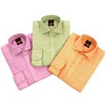 Tailorbyrd Men's Woven Linen Gingham Shirt