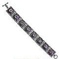 'Mystical Flower' Amethyst Bracelet (Indonesia)