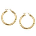 Chateau D'Argent 10k Yellow Gold Hoop Earrings