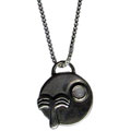 Sterling Silver Moonstone Palm Tree Necklace (Israel)