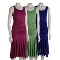 Lily Women's Sleeveless Shirred Waist Maxi Dress