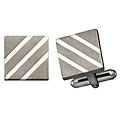 Titanium and Sterling Silver Cufflinks