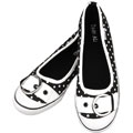 Dark Ali Women's 'Polkabuckle' Flats