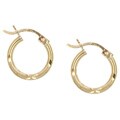 Chateau D'Argent 10k Yellow Gold Hoop Earrings