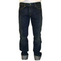 Super Rifle Men's Dark-cuffed Straight Leg Jeans