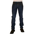 Super Rifle Men's Vintage Crinkle Slim Jeans