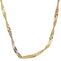 Chateau D'Argent 10k Gold Tri-tone Necklace