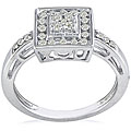 10k White Gold 1/3ct TDW Diamond Engagement Ring (J/K, I2/I3)