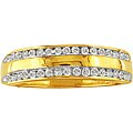 10k Gold 1/4ct TDW Diamond Wedding Band (J/K, I2/I3)