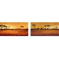 Tandi Venter 'Serengeti'  2-piece Canvas Set