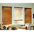 Golden Oak Real Wood Blinds (20 in. x 64 in.)