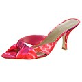 Nine West Roussey Women's Pink Multi Slide Sandals