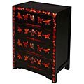 Black and Golden Butterflies Dresser/ Storage Cabinet