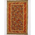 Hand-knotted Kelim Wool Rug (5' x 8')