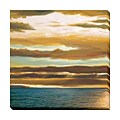 Dan Werner 'Reflections on the Sea II' Gallery Wrap Canvas