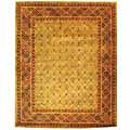 Handmade Tress Wool Rug (7'6 x 9'6)