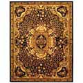 Handmade Classical Empire Wool Rug (7'6 x 9'6)