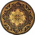 Handmade Classical Empire Wool Rug (8' Round)