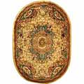 Handmade Empire Wool Rug (4'6 x 6'6 Oval)