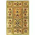 Handmade Classical Panel Wool Rug (2' x 3')