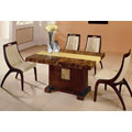 Provincial Marble Dining Table and Chairs Set