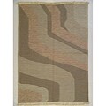 Hand-knotted Wool Dhurrie Rug (5' x 8')