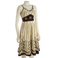Pretty Pink Women's Tieback Woven Sundress