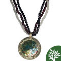 'We The People' Large Roman Glass Necklace (Israel)