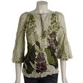 Miss Sixty Redford Women's Green Peasant Shirt