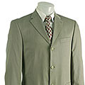Perry Ellis Portfolio Men's Khaki Wool Suit