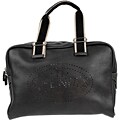 Fendi Large Soft Pebbled Leather Boston Bag