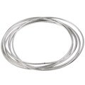 Sterling Silver 7-day Diamond-cut Bangle Bracelets