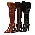 Luichiny Susanne Women's Tall Shaft Boots w/ Faux Fur Cuff